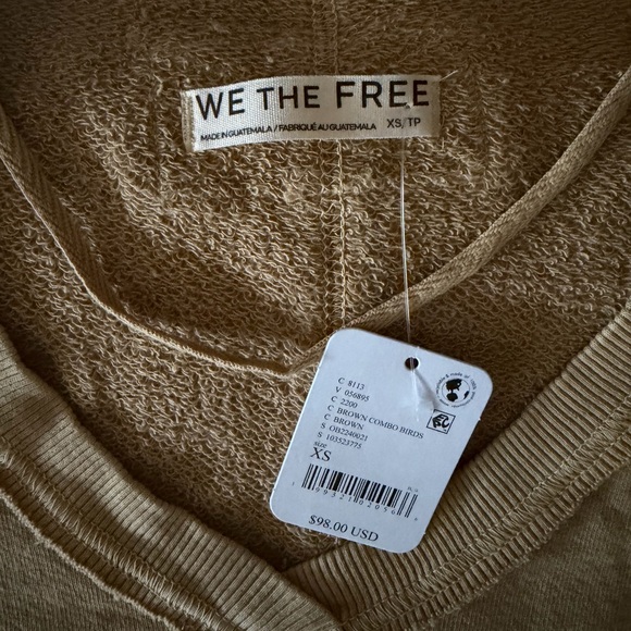 NWT Free People sweatshirt - Picture 4 of 6